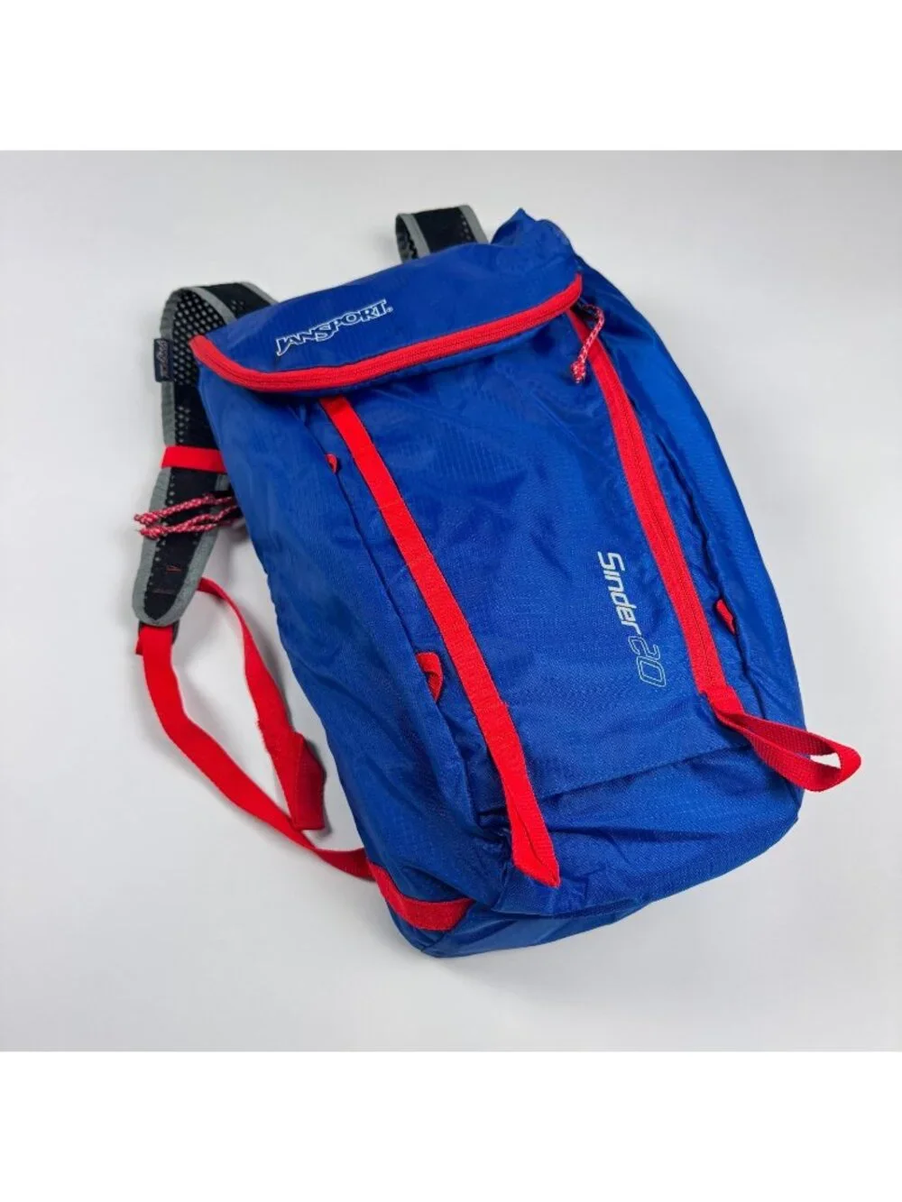 JanSport Sinder 20 Unisex Backpack Size OS Blue Red Lightweight Outdoor Hiking